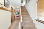 Entry stairs and hall to bedrooms
